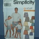 Sewing Pattern Simplicity 9958 Men's and Boy Shirt and Shorts Sizes 2 - 4 Cute