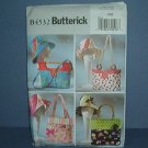 Sewing Pattern Butterick Hats and Bags (23") with various handles. Very Cute