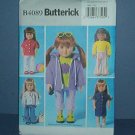 Sewing Pattern B4089 Butterick, Doll clothes 18" American Girl Doll.