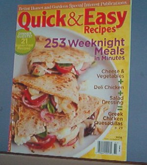 Cooking - Quick & Easy Recipes - Better Homes and Gardens - 2008
