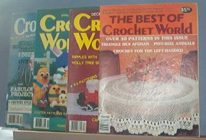 Crochet Pattern Magazine  - Crochet World - The Best Of, Dec 1985, Apr 1986 & Feb 1989