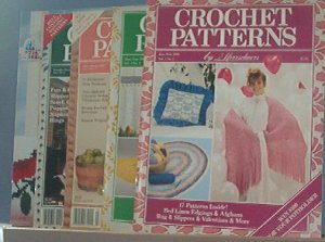 Crochet Pattern Magazine  - Crochet Patterns - Jan/Feb,Mar/Apr,July/Aug,Nov/dec, 1989 Feb 1992
