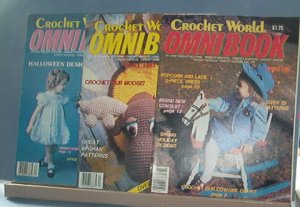 Crochet Pattern Magazine  - Crochet World Omnibook - Spring & Fall 1986 & Fall 1985