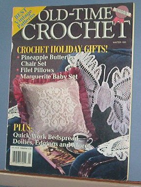 Crochet Pattern Magazine - Old Time Crochet - Winter 1990