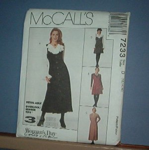 Sewing Pattern McCall's 7233 Jumper amd blouse ize 12, 14 & 16