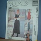 Sewing Pattern McCall's  9483 Misses Dress and Over Dress Siz 12, 14 16