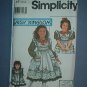 Simplicity Sewing  Pattern Child 5439 Pretty Dress Plus Doll Dress (18 inches) Size 3-6