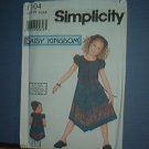 Simplicity Sewing  Pattern Child 7104 Pretty Dress Plus Doll Dress (18 inches) Size 3-6