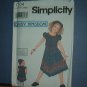 Simplicity Sewing  Pattern Child 7104 Pretty Dress Plus Doll Dress (18 inches) Size 3-6