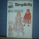 Simplicity Sewing  Pattern Child 7003 Pretty Dress Plus Doll Dress (18 inches) Size 3-6