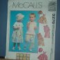 Sewing  Pattern McCall's 3270 Toddler's jumper, top, capri pants and hand Size 1-4