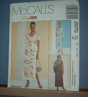 Sewing Pattern McCall's 2070 Lined dress and jacket,