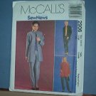 Sewing Pattern McCall's 2906 unlined jacket, top and pullon pants Size 16-18