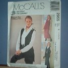 Sewing Pattern McCall's 2955 Unlined vest, pull on skirt and pants Size 14 -18