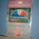 Sewing Pattern Windows to Alaska Series Quilts "Sunset Over Sleeping Lady" 15X28"