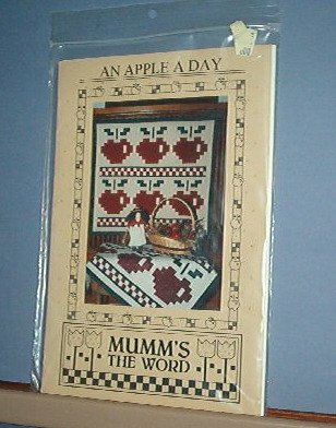 Sewing Pattern Mumm's The Word, An Apple a Day 34 X 37"
