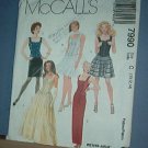 Sewing Pattern McCall's 7990 Formals, five styles, short and long, Size 10-14