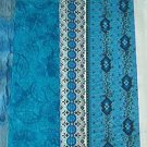 Sewing Fabric - Quilting Pieces - 3 each - Blues prints