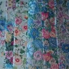 Sewing Fabric - Quilting Pieces  -7 each = flowers