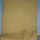 Sewing Fabric Cotton Small  1/4" squares in vlue on beige, No. 261