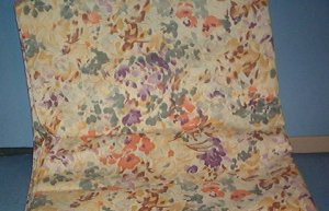 Sewing Fabric Cotton Beige print 1-1/3 yards 44" wide No. 265