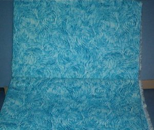 Sewing Fabric Cotton Light Blue print 1-1/3 yards 44" wide No. 267