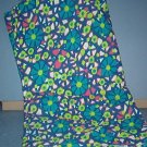Sewing Fabric Cotton Blue print Vintage 3.5 yds X 36" No. 268