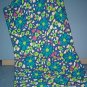 Sewing Fabric Cotton Blue print Vintage 3.5 yds X 36" No. 268