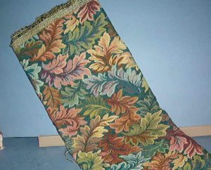 Sewing Fabric  No. 275 Upholstery leaves fall colors