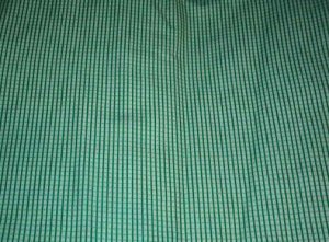 Sewing Fabric No. 286 Cotton Decorator Fabric Green checked