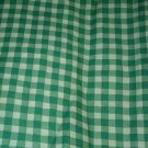 Sewing Fabric No. 287 Cotton Decorator Fabric Green checked