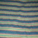 Sewing Fabric No. 288 Cotton knit stripe blue, white, red, yellow