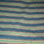 Sewing Fabric No. 288 Cotton knit stripe blue, white, red, yellow
