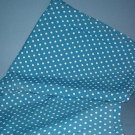 Sewing Fabric No. 289 Pale blue with white dots - Rayon Vintage