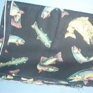 Sewing Fabric Cotton No 314 Beautiful fish about 2" each