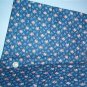 Sewing Fabric Cotton No 317 Small pink flowers on navy