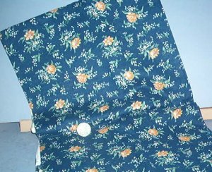 Sewing Fabric Cotton No 325 Navy with small flowers