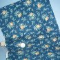 Sewing Fabric Cotton No 325 Navy with small flowers