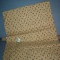 Sewing Fabric Cotton No 324 small roses on dark beige background