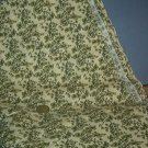 Sewing Fabric Cotton No 329 Pale green vine on beige
