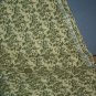 Sewing Fabric Cotton No 329 Pale green vine on beige
