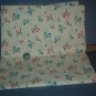 Sewing Fabric Cotton No 333 White with springs of flowers