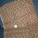 Sewing Fabric Cotton No 335 Bouquets for roses on beige