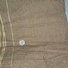 Sewing Fabric Cotton No 348 brown and black check 1/8"