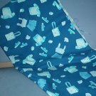Sewing Fabric Cotton No 349 Navy blue with kids clothes ... cute