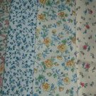 Sewing Fabric Cotton No 378  - 4 each - 1/2 yard