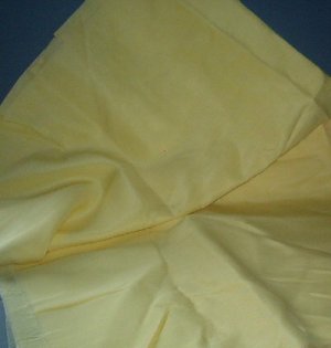 Sewing Fabric No 351  - Soft yellow lining fabric