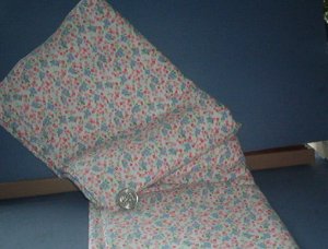 Sewing Fabric  No 360a  - Small flowers on flannel