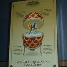 Christmas decoration -  Imperial Christmas Egg - Santa Claus  - Includes 9 songs from Nutcracker