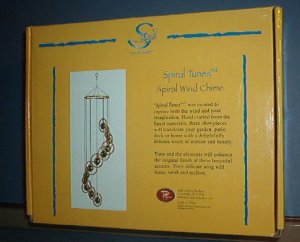 Christmas decoration -  Spiral Tunes Wind Chime - Beautiful